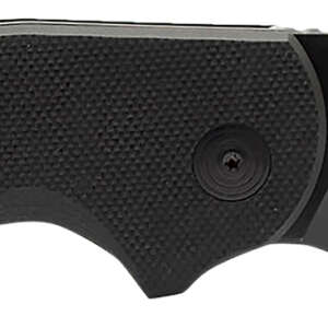 S.O.G SOG16030757 Stout SJ 2.60" Folding Clip Point Plain Stonewashed Cryo D2 Steel Blade/ Black Textured G10 Handle Includes Belt Clip, Presentation Box