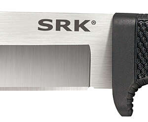Cold Steel CS38CKE SRK  6" Fixed Clip Point Plain 3-V Steel Blade, 4.75" Black Textured Kray-Ex Handle