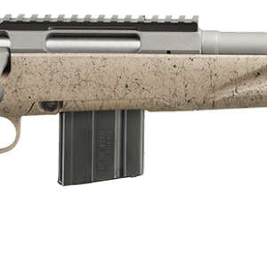 Ruger 46923 American II Ranch Full Size 350 Legend 5+1 16.10" Cobalt Cerakote Spiral Fluted Threaded Barrel & Alloy Steel Receiver w/Picatinny Rail, Flat Dark Earth Splatter Adj LOP Synthetic Stock