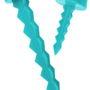 Targettack Llc  Targettack  Teal Green Polycarbonate Plastic 1"/3" For Paper/Vinyl Targets 12 Pack *Variety