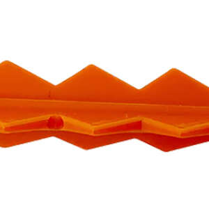 Targettack Llc  Targettack  Orange Polycarbonate Plastic 3" For Paper/Vinyl Targets 12 Pack