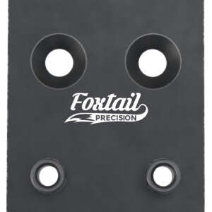 Foxtail Precision 100010 Adapter Plate  Black Anodized Aluminum, Compatible w/Glock MOS, Holosun 407K/507K/EPS Carry Pattern Footprint Mount
