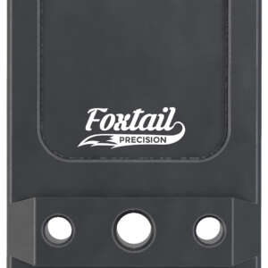 Foxtail Precision 100014 Rear Sight Dovetail Optic Adapter Plate for non MOS Glock  Black Anodized Glock Non MOS