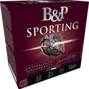 B&p Ammunition 12B1SC85 Sporting Clay  12Gauge 2.75" 1oz 8.5Shot 25 Per Box/10 Case