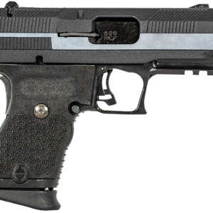 Hi-Point YC380CFRDCT YC380 w/Red Dot 380 ACP 10+1 3.93" Black Threaded Barrel, Black/Chrome Serrated Steel Slide, Black Polymer Frame w/Picatinny Rail, Black Plastic Grip, Crimson Trace Red Dot