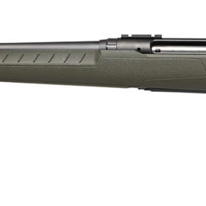 Savage Arms 32130 Axis 2 Compact 7mm-08 Rem 4+1 20" Matte Black Heavy Sporter Barrel, Matte Black Drilled & Tapped Carbon Steel Receiver, Fixed OD Green Synthetic Stock, Left Hand