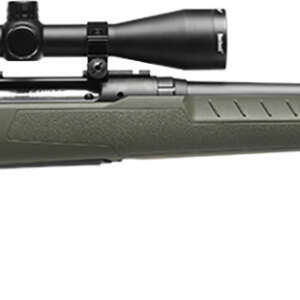 Savage Arms 32157 Axis 2 XP Combo Full Size 25-06 Rem 4+1 22" Black Sporter Barrel, Black Carbon Steel Receiver Drilled & Tapped, OD Green Fixed Synthetic Stock, Weaver 3-9x40mm Scope, Right Hand