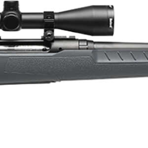 Savage Arms 32172 Axis 2 XP Combo Full Size 22-250 Rem 4+1 22" Black Sporter Barrel, Black Carbon Steel Receiver Drilled & Tapped, Gray Fixed Synthetic Stock, Weaver 3-9x40mm Scope, Right Hand