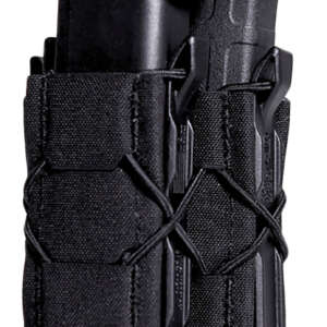 High Speed Gear 24DD00BK TACO Gen 2 Double Decker Black Nylon Laminate MOLLE Mount Pistol/Rifle