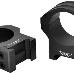 Warne 8514M HyperLite  Matte Black MagnaFusion Alloy 30mm Tube Medium Maxima/Weaver/Picatinny