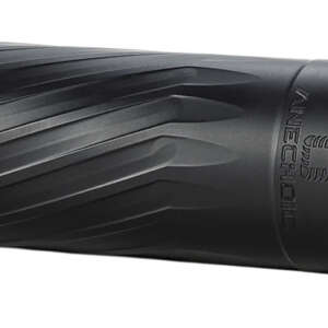 Anechoic X35B Anechox 35  35Cal/338Lapua/338/35Magnums Black Stainless Steel/Titanium 1 3/8"x24 w/ 1/2"x28 DTA