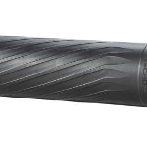 Anechoic X35LB Anechox 35L  35Cal/338Lapua/338/35Magnums Black Stainless Steel/Titanium 1 3/8"x24 w/ 1/2"x28 DTA