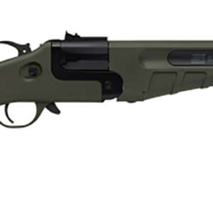 Savage Arms 23001 42 Takedown Full Size 22 WMR/410 Gauge 1rd 20" Black Satin Sporter Barrel, Satin Black Carbon Steel Receiver, OD Green Fixed Synthetic Stock, Ambidextrous