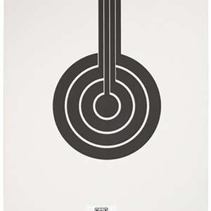 Sig Sauer SCT350 T300 Replacement Target Bullseye Hanging Black/White