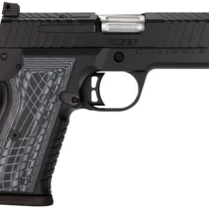 Kimber Mfg.,inc 3100010 KDS9C  9mm 15+1 4.09" KimPro Black Front and Rear Serrations Stainless Steel Slide Gray and Black G10 Crosshatch Grip