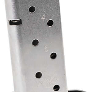 Kimber Mfg, Inc 1200845A Micro 9  7rd Extended 9mm Luger Silver Stainless Steel
