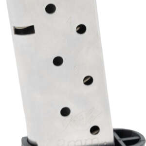 Kimber Mfg, Inc 1200848A Micro 9  8rd Extended 9mm Luger Silver Stainless Steel