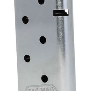 Kimber Mfg, Inc 1200851A Micro 9 Tac-Mag 7rd Extended 9mm Luger Silver