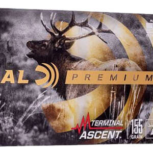Federal P28NTA1 Premium  28Nosler 155gr Terminal Ascent 20 Per Box/10 Case