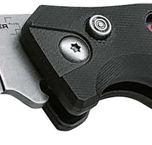 Boker 01BO482 Intention II  Folding Drop Point Plain D2 Steel Blade Black G10 Handle