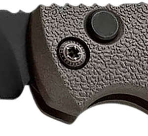 Boker 01KALS96  Kalashnikov 2.52" Drop Point Plain/Serrated Black D2 Steel Blade Gray Aluminum Handle