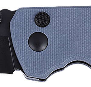 CRKT 2495G SQUID XM 2.95" Folding Plain Black Oxide D2 Steel Blade, Gray G10 Handle