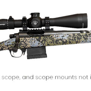 Horizon Firearms RF006P221816T12 Vandal X 22 Creedmoor 18" Black Fluted Threaded Barrel, Drilled & Tapped Receiver, Iota EKO X Carbon Fiber Stock