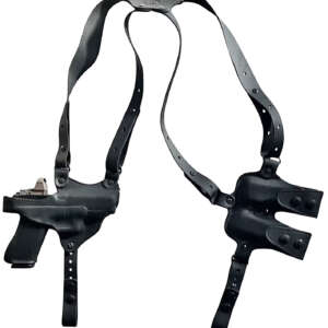1791 Gunleather NSS2.1SBLHR  Optic Ready Shoulder Horizontal Black Fits Glock 17 Right Hand