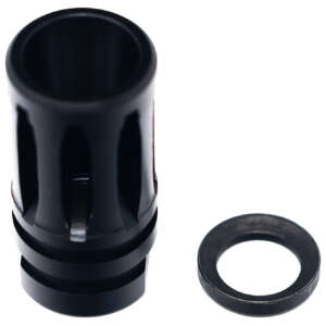 Faxon Firearms FFMD762A2  A2 Flash Hider Black Nitride 5/8"x24 Threads 30 Cal