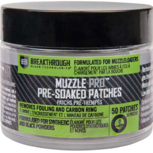 Breakthrough Clean BTMZSCP Muzzle Pro Pre-Soaked Patches 50