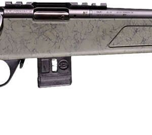 Bergara Rifles BMR008 BMR-X Carbon Fiber 22 LR 10+1 18" Carbon Fiber Threaded Barrel, Black Cerakote Picatinny Rail Steel Receiver, Adj LOP Black w/Green Webbing Synthetic Stock