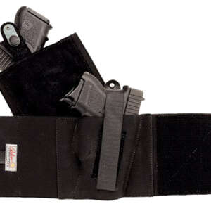 Galco CAB2M Cop Ankle Band Size Medium Black Neoprene Velcro Compatible w/Sig P365/Glock 42/Ruger LCP II Right Hand