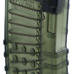 Kci Usa Inc KCIMZ066   21rd 223 Rem Fits AR-15 Translucent Smoke Polycarbonate