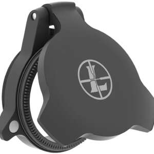 Leupold 59030 Alumina Scope Cover Matte Black Aluminum 20mm Objective Screw On Mount Flip Open