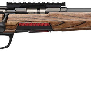 Winchester Repeating Arms 5252281003 Xpert Target 21 Sharp 10+1 18" Matte Black Threaded Bull Barrel, Matte Black Picatinny Rail Steel Receiver, Brown Adj Comb & LOP Thumbhole Laminate Stock