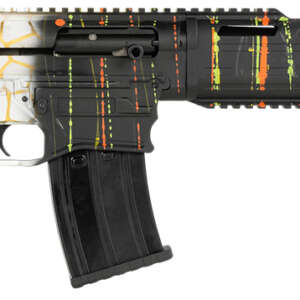 Tokarev USA 21000428 TAR SP 12 Gauge AR Style 18.50" Splatter Camo Aluminum Receiver w/Picatinny Rail, Polymer Stock, Ambidextrous