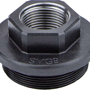 Kgm Suppressors A-SMG9-DTA-S-4 SMG9 Direct Thread Adapter Black Nitride Steel M13.5x1 LH Threads