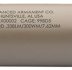 ADVANCED ARMAMENT COMPANY 86601 Titan-QD  338LM/8.6BLK 1.85" FDE Titanium