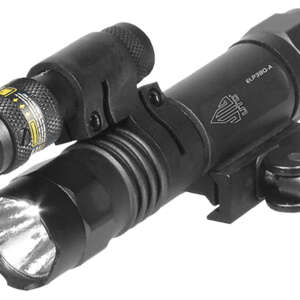 Leapers LTELP38QA Black Aluminum 400Lumens 23mm LED IRB Bulb Red Laser Picatinny/Weaver Mount
