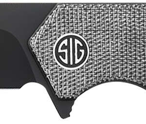 Sig Sauer Knives VA9BB Validus  3.78" Folding Drop Point Plain Black PVD M390 Steel Blade, 4.76" Black Textured G10 Handle