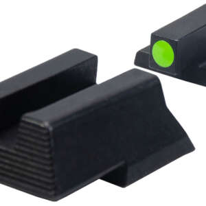 HK 51000932 Night Sight Set  Iron Sight Green Tritium Black Frame Fits HK VP9/VP40/P30/HK45