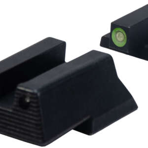 HK 51000933 Night Sight Set  Fixed Green Tritium Black Frame Fits HK VP9/P30/VP40/HK45
