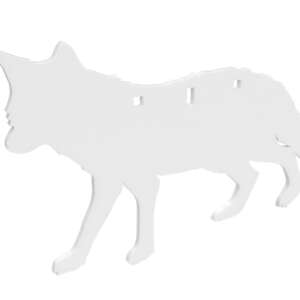 Birchwood Casey BC-47711 Centerfire Silhouette Coyote 3/8" AR500 Steel Target