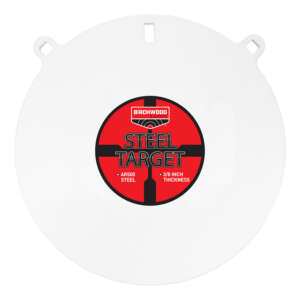 Birchwood Casey BC-RND15-38 Centerfire Target 3/8" AR500 Steel "15 Round Gong