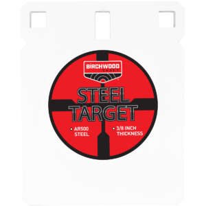 Birchwood Casey BC-SQR6-38 Centerfire Target 3/8" AR500 Steel 6" Square Gong