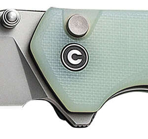 Civivi Knives C19059C-3 Brazen  3.46" Folding Plain Stonewashed D2 Steel, Blade Natural G10 Handle