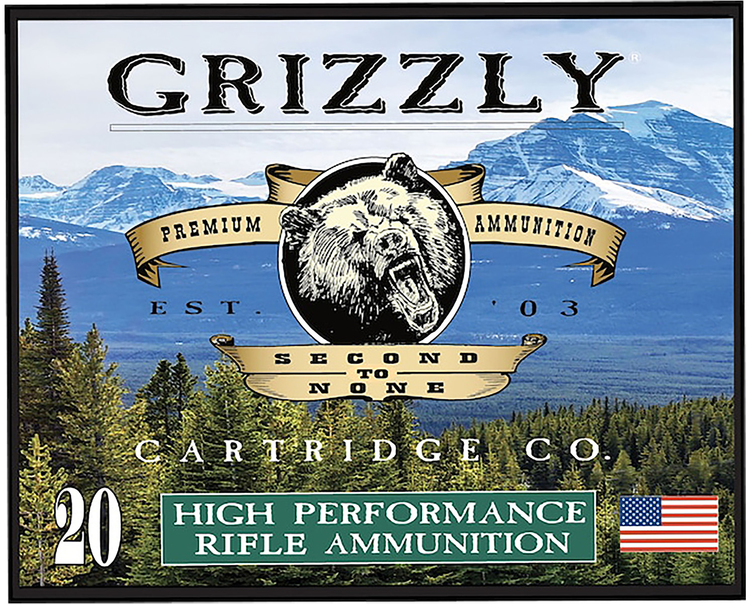 Grizzly Ammo GC45/70+P7 45-70Gov+P 420gr Wide Long Nose Gas Check 20 Per Box/10 Case