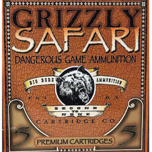 Grizzly Ammo GC45RG5   450Rigby 500gr Solid Brass 5 Per Box/10 Case
