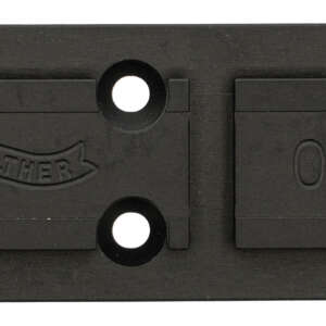 Walther Arms 5136211 Optic Plate  Black Steel Fits Walther PDP 2.0