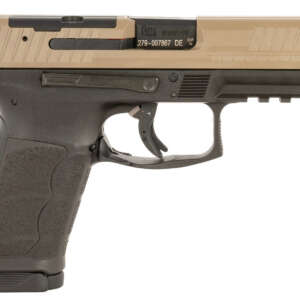 HK 81001194 VP9A1 K Compact 9mm Luger 15+1 4.09" Black Flat Dark Earth Steel Optic Ready/Serrated Slide, Brown Polymer Frame w/Picatinny Rail, Interchangeable Backstrap Grip, Ambidextrous